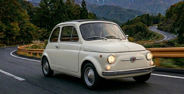 フィアット500 乗ってる 女